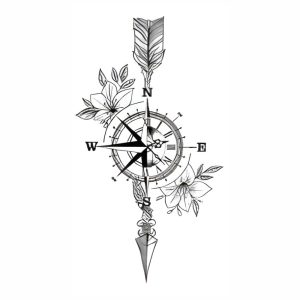 Compass tatoo